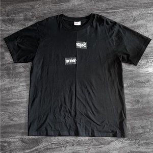 Supreme Comme des Garçons split box logo tee